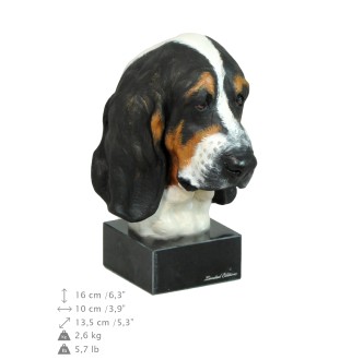 Basset Hound I ręcznie pomalowana statuetka Art-Dog